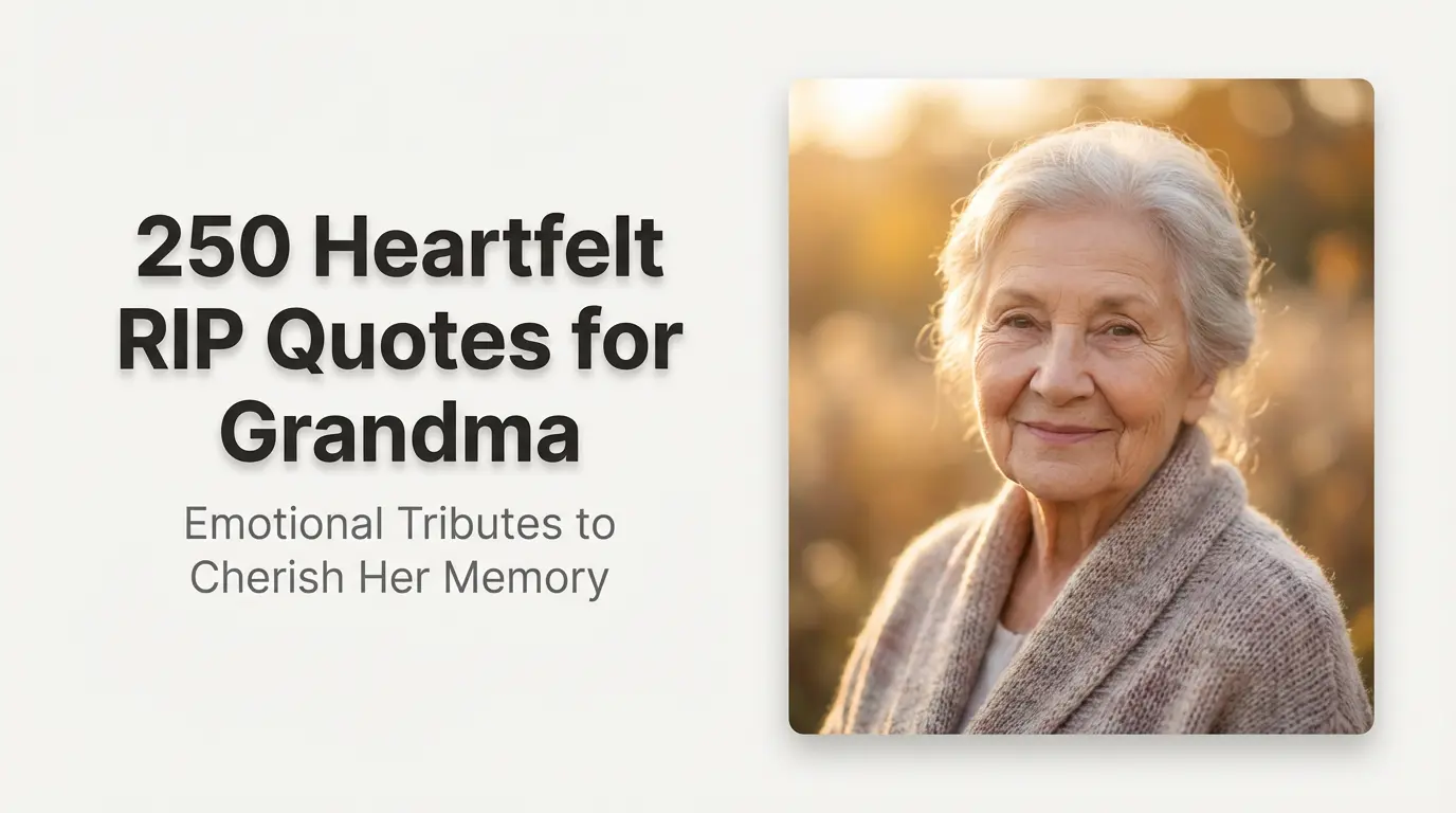 250 Heartfelt RIP Quotes for Grandma - Emotional Tributes to Cherish Her Memory