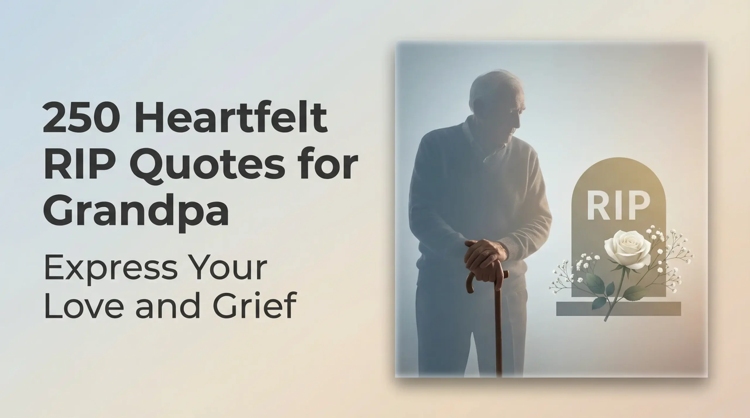 250 Heartfelt RIP Quotes for Grandpa to Express Your Love and Grief