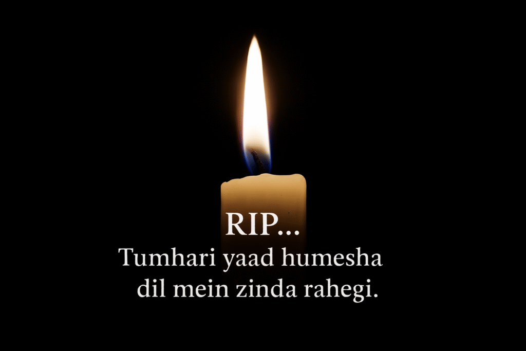 RIP&hellip; Tumhari yaad humesha dil mein zinda rahegi