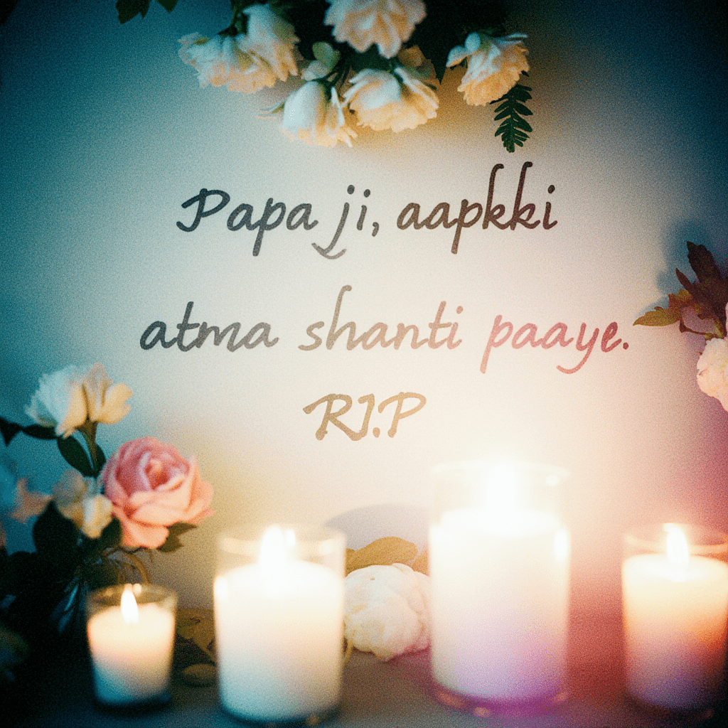 Papa ji, aapki atma shanti paaye. RIP.