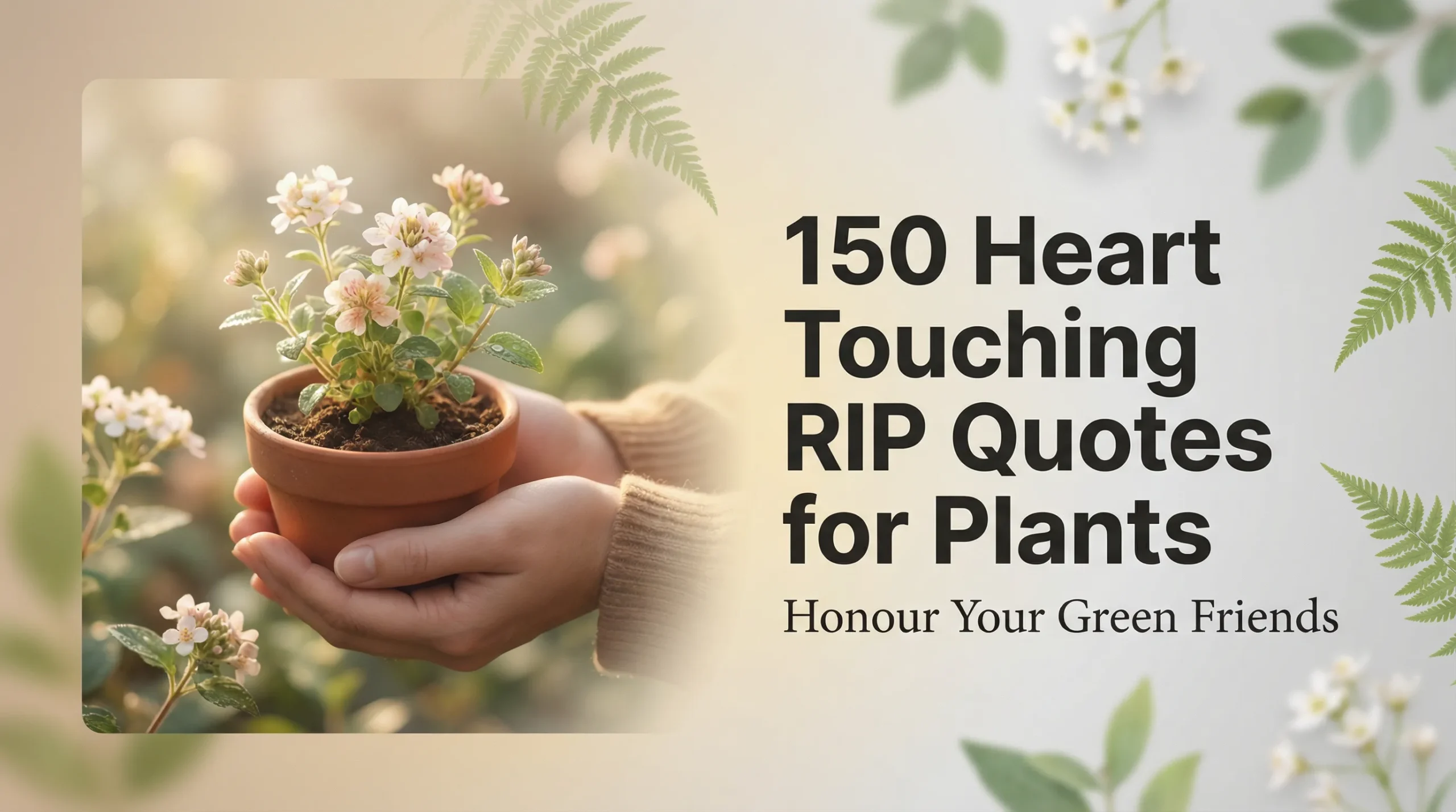 150 Heart Touching RIP Quotes for Plants – Honour Your Green Friends
