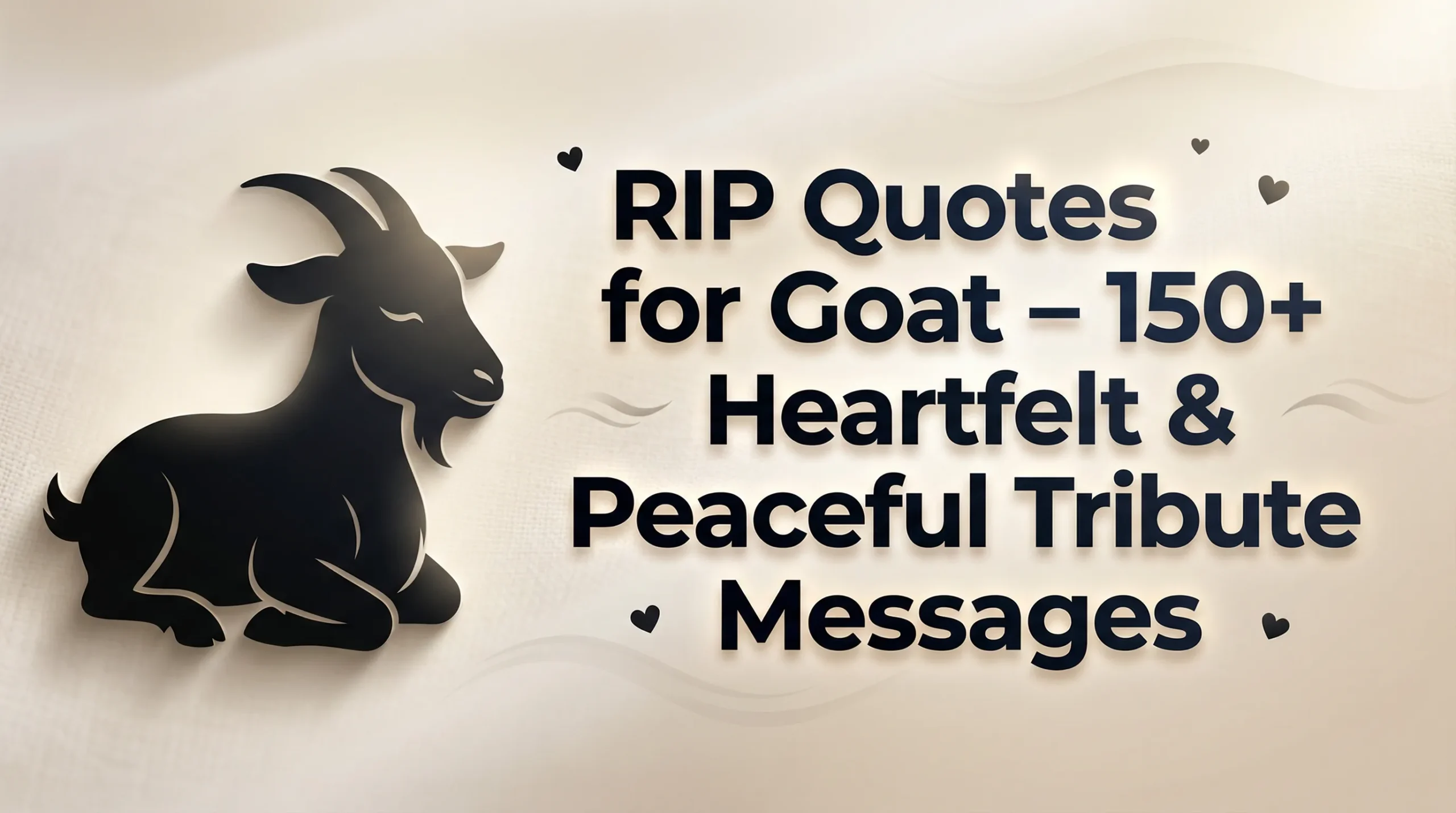RIP Quotes for Goat – 150+ Heartfelt & Peaceful Tribute Messages