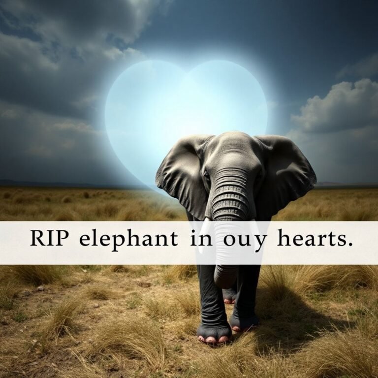 200 Heart Touching RIP Quotes For Elephant – Powerful Tributes In Hindi ...
