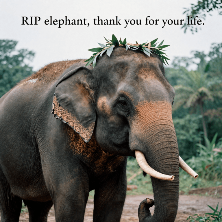 200 Heart Touching RIP Quotes For Elephant – Powerful Tributes In Hindi ...