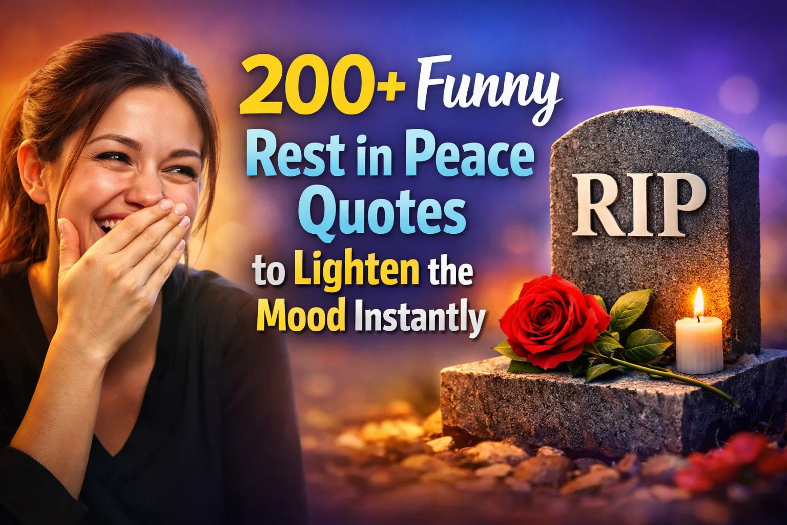 200+ Funny Rest in Peace Quotes to Lighten the Mood Instantly