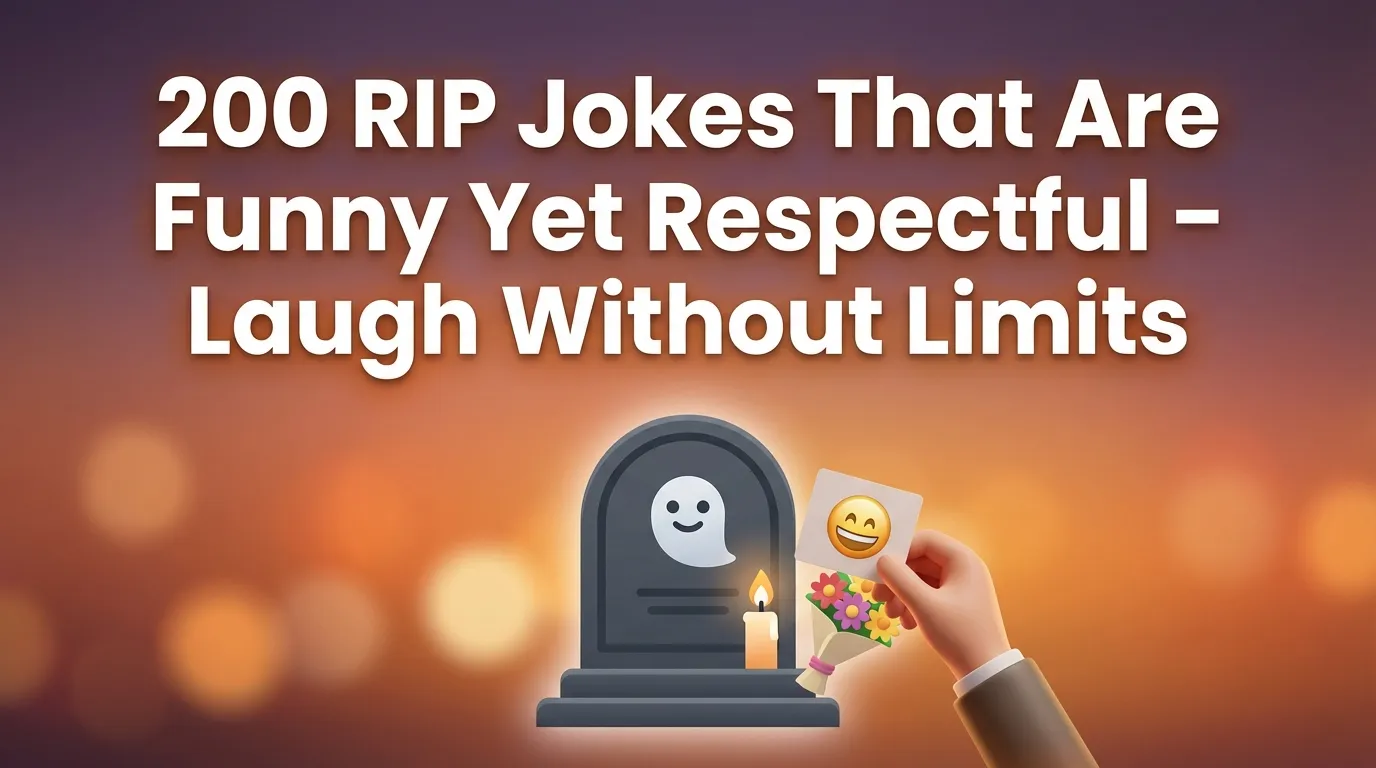 200 RIP Jokes That Are Funny Yet Respectful – Laugh Without Limits
