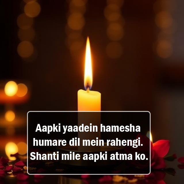 Aapki yaadein hamesha humare dil mein rahengi. Shanti mile aapki atma ko.