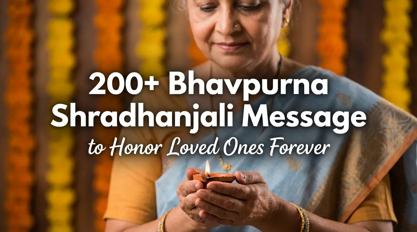 Bhavpurna Shradhanjali Message to Honor Loved Ones Forever