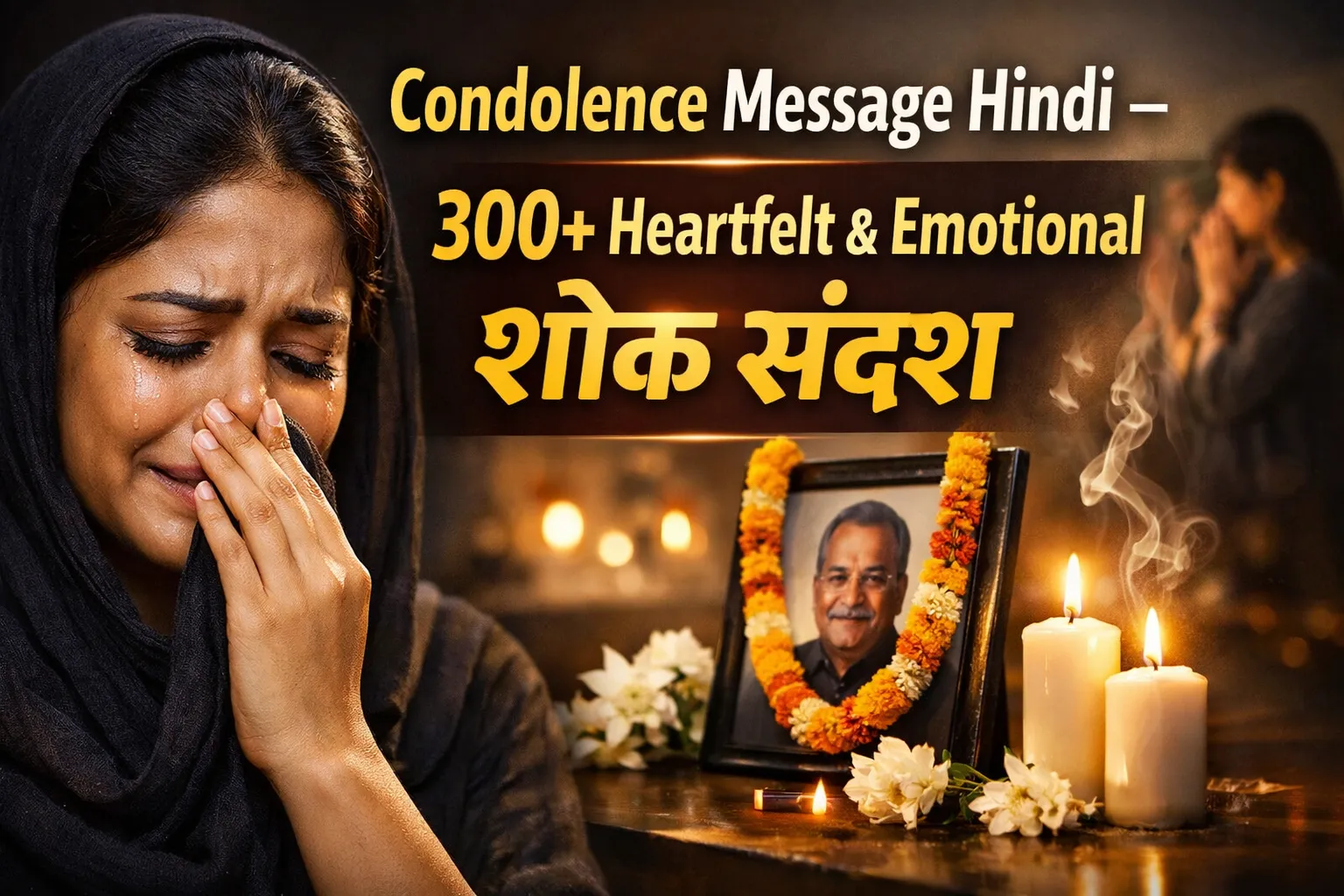 Condolence Message Hindi – 300+ Heartfelt & Emotional शोक संदेश
