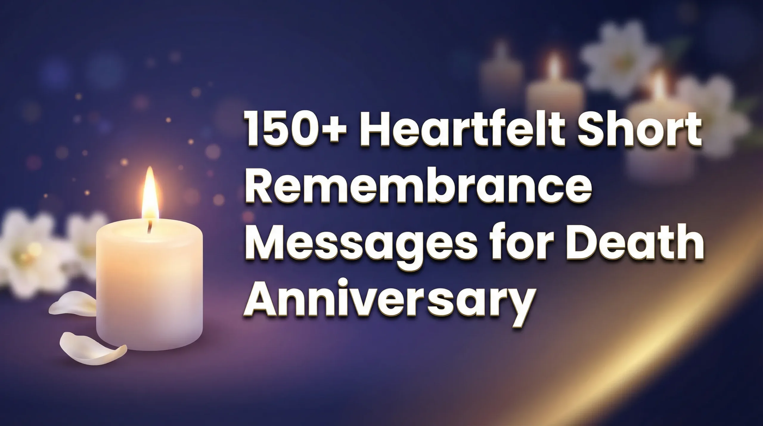 150+ Heartfelt Short Remembrance Messages for Death Anniversary