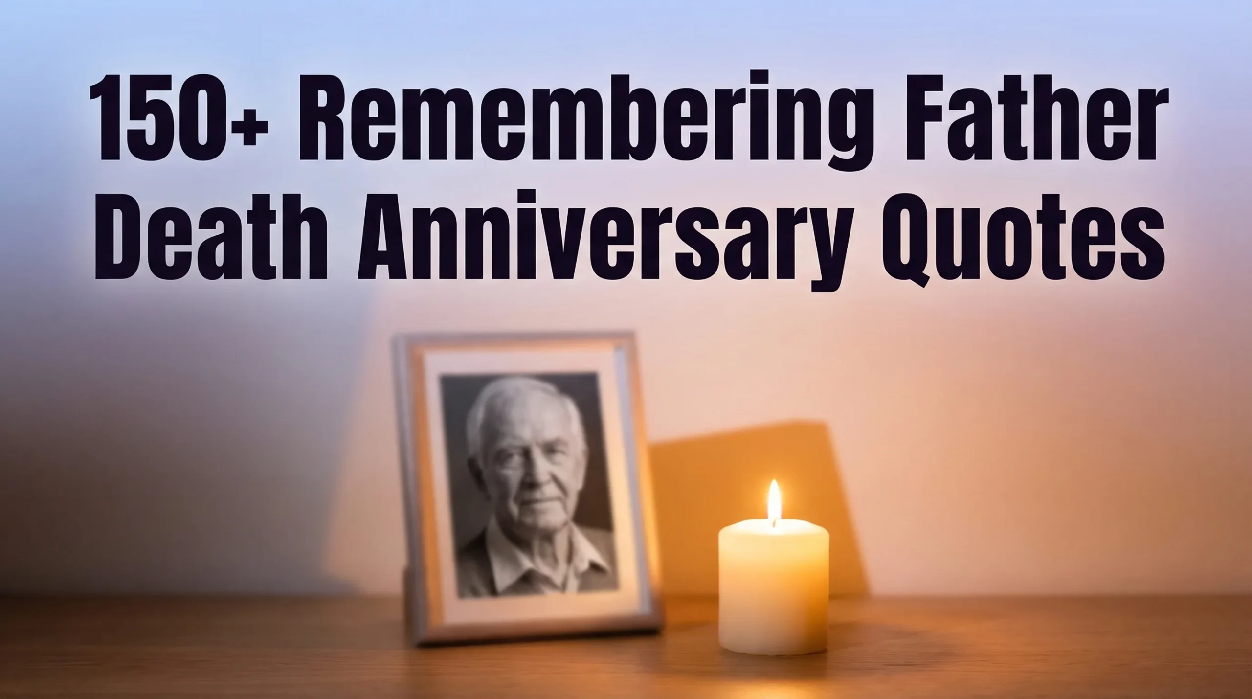 150+ Remembering Father Death Anniversary Quotes