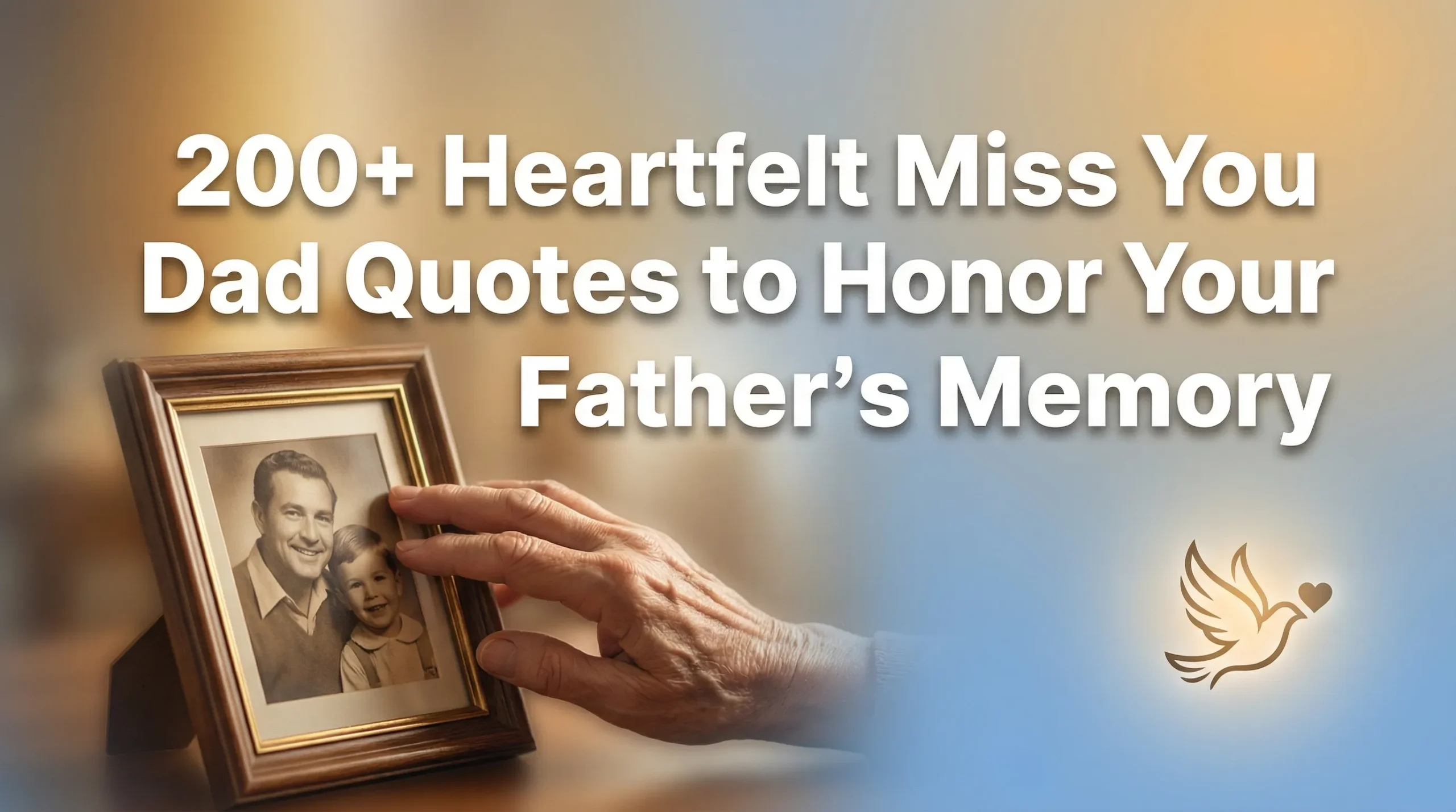 200+ Heartfelt Miss You Dad Quotes to Honor Your Fathers Memory