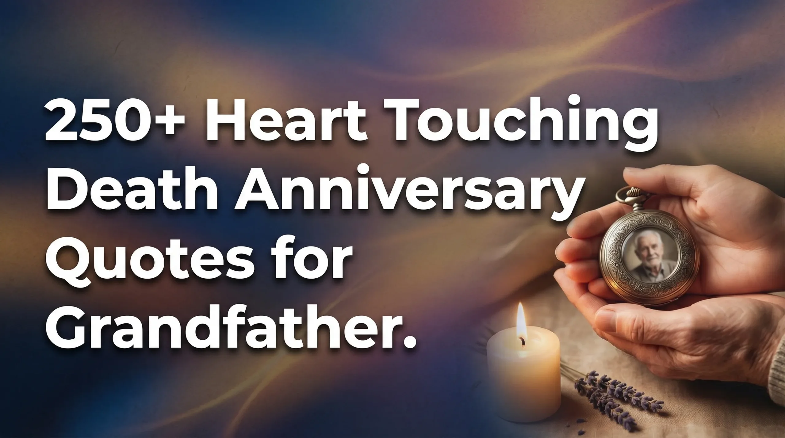 250+ Heart Touching Death Anniversary Quotes for Grandfather