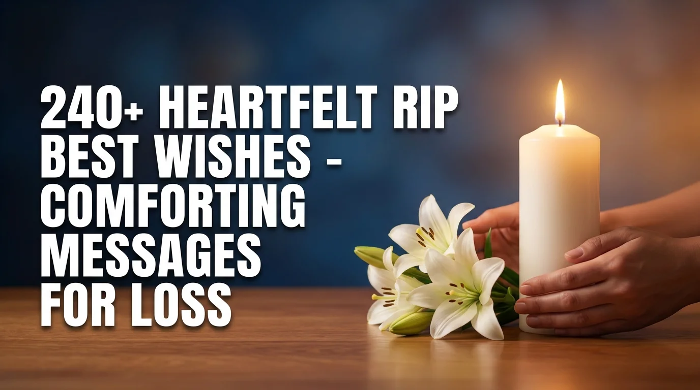 240+ Heartfelt RIP Best Wishes - Comforting Messages for Loss