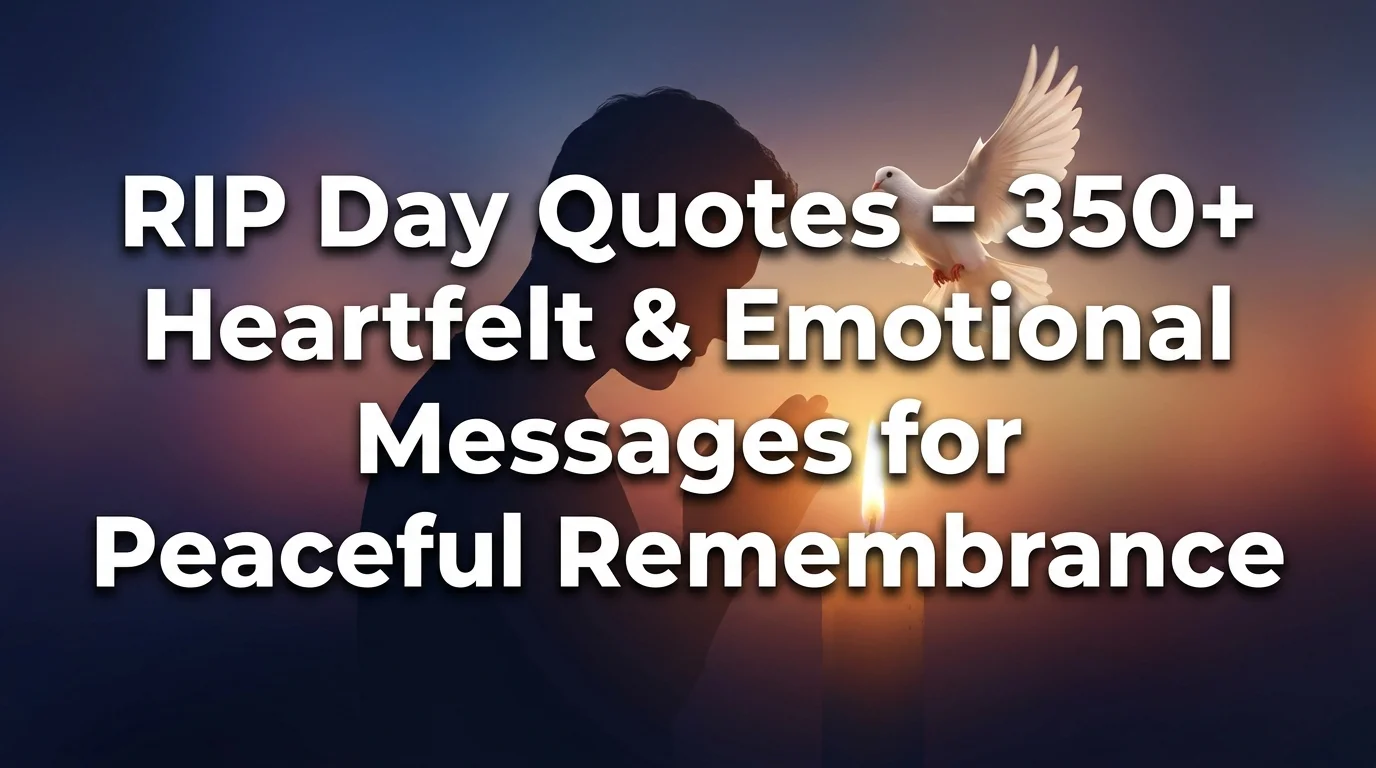 RIP Day Quotes - 350+ Heartfelt & Emotional Messages for Peaceful Remembrance