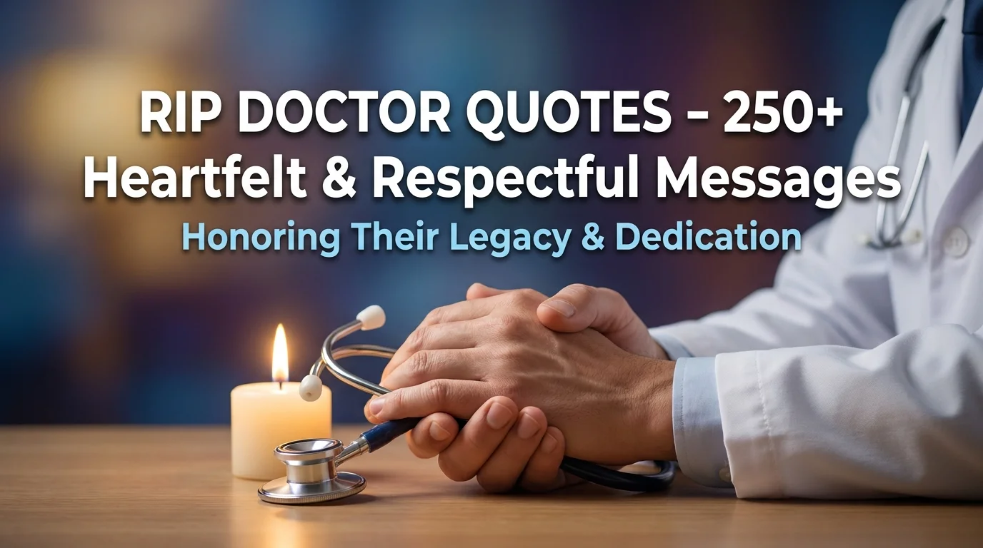 RIP Doctor Quotes - 250+ Heartfelt & Respectful Messages