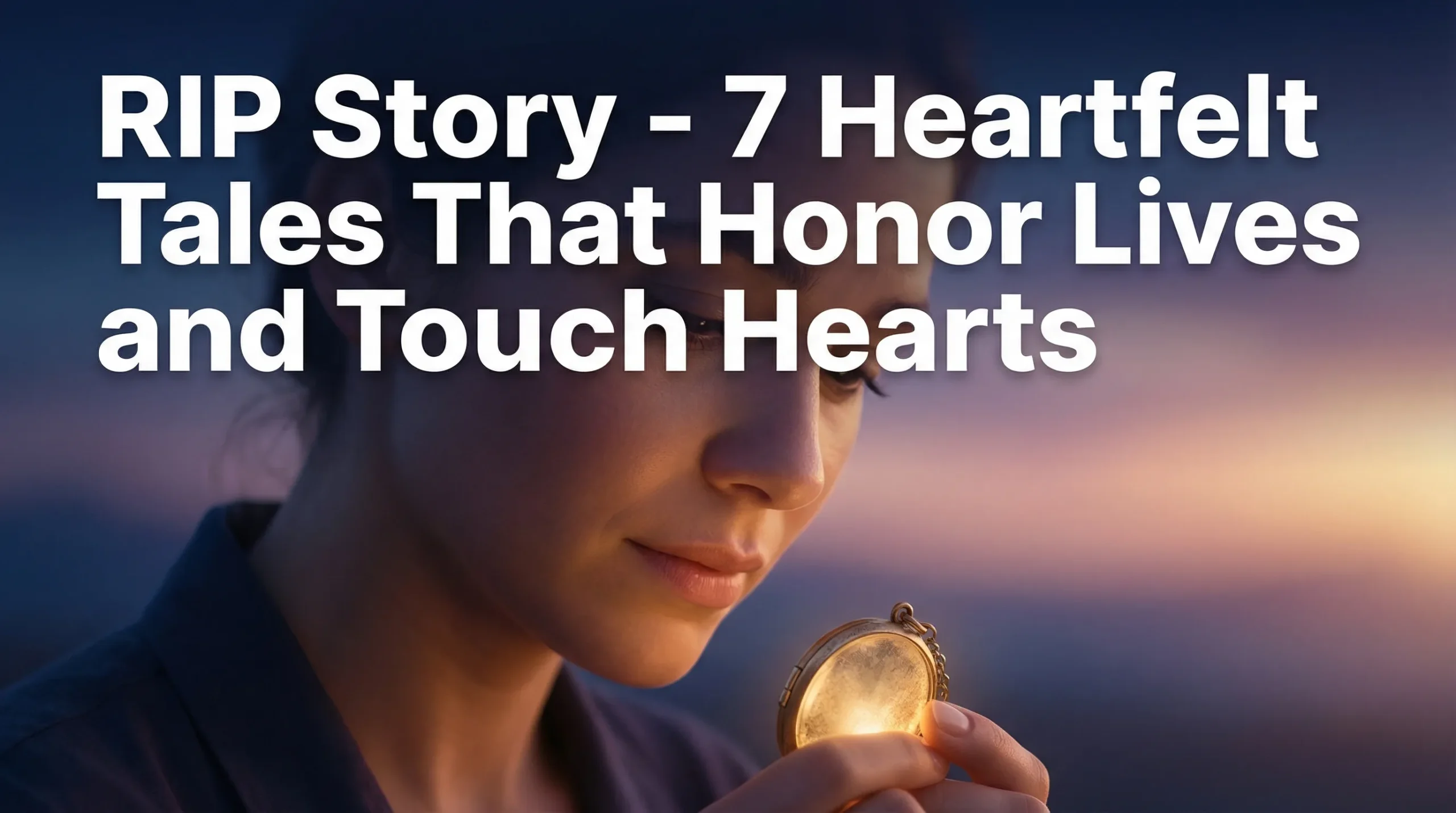 RIP Story - 7 Heartfelt Tales That Honor Lives and Touch Hearts