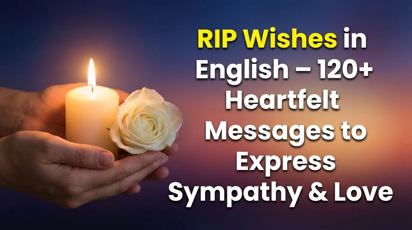 RIP Wishes in English – 120+ Heartfelt Messages to Express Sympathy & Love