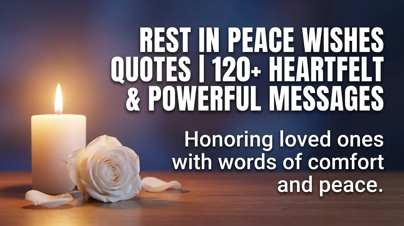 Rest in Peace Wishes Quotes 120+ Heartfelt & Powerful Messages