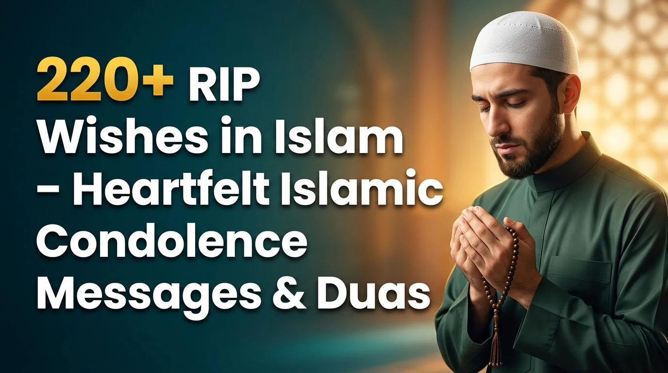 220+ RIP Wishes in Islam – Heartfelt Islamic Condolence Messages & Duas