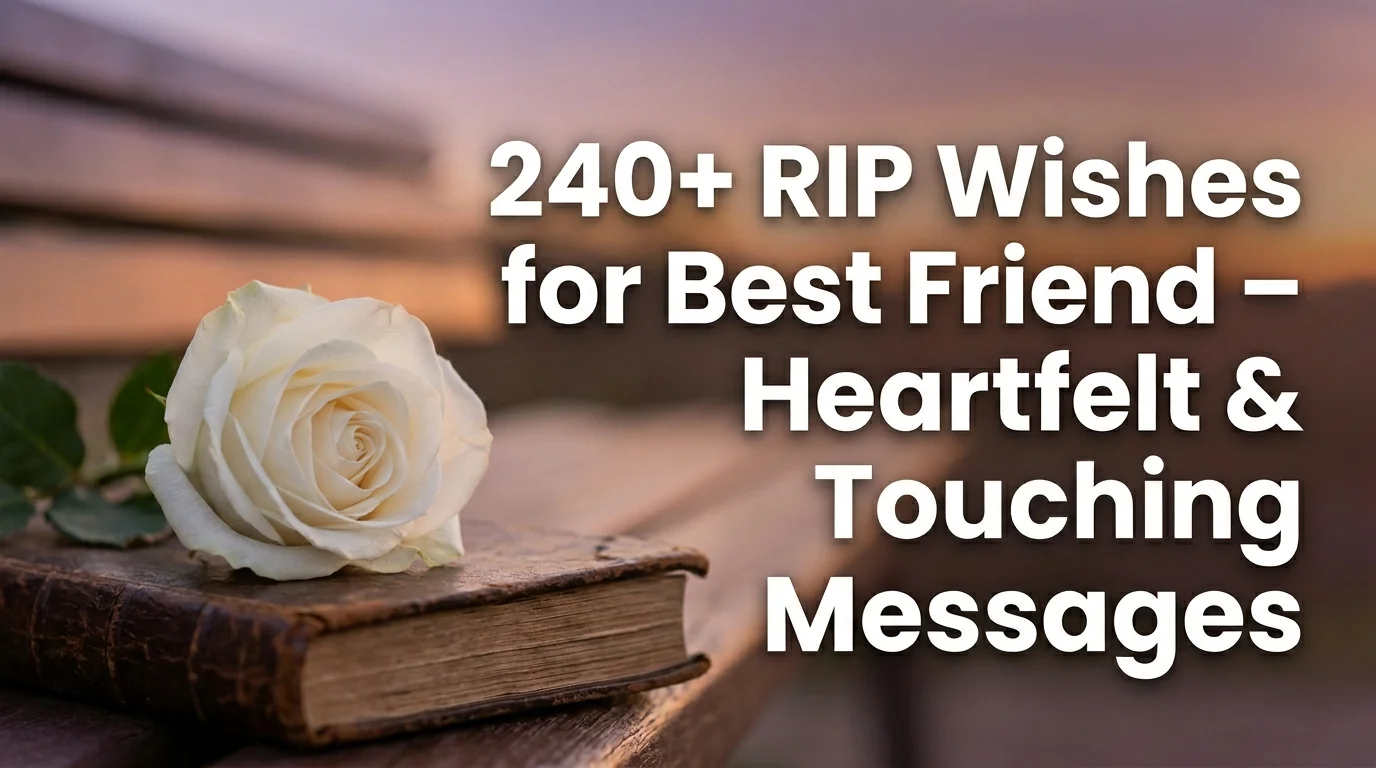 240+ RIP Wishes for Best Friend – Heartfelt & Touching Messages