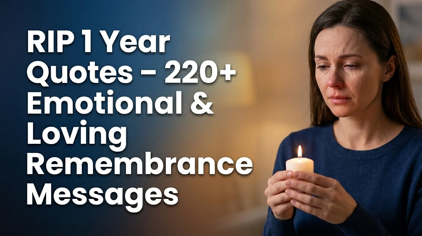 RIP 1 Year Quotes – 220+ Emotional & Loving Remembrance Messages