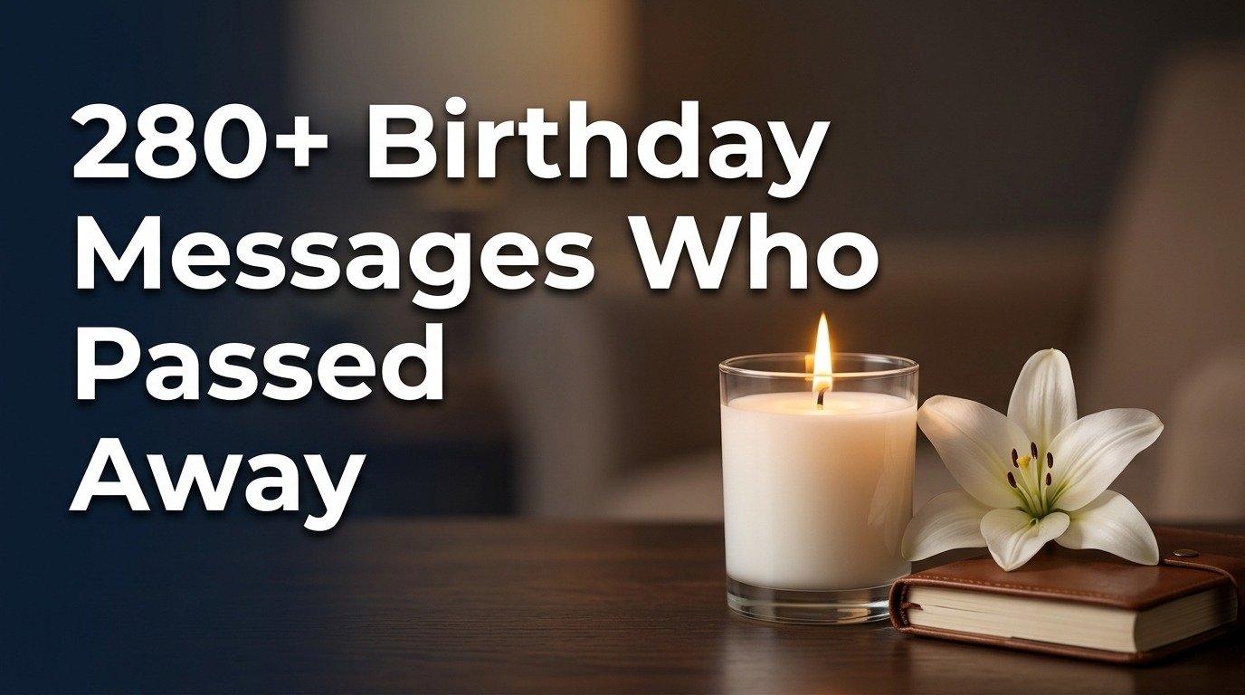 280+ Birthday Message Who Passed Away
