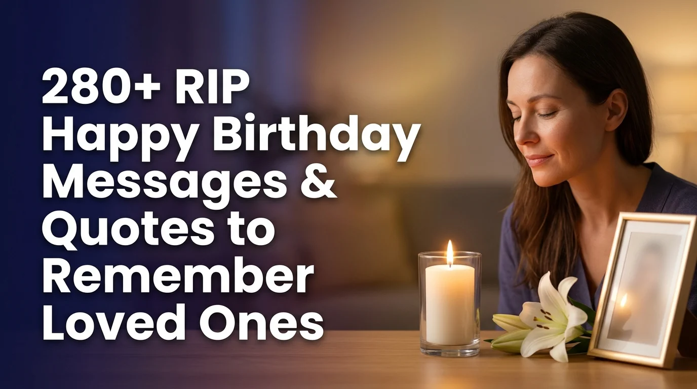 280+ RIP Happy Birthday Messages & Quotes to Remember Loved Ones