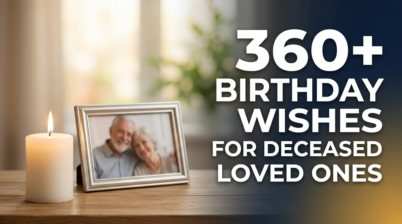 360+ Birthday Wishes for Deceased Loved Ones